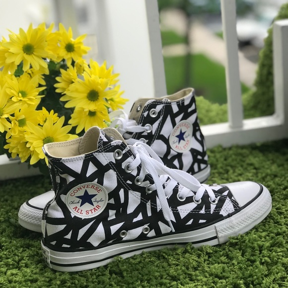 NWT Converse Ctas HI Broken Strips WMNS AUTHENTIC - Picture 3 of 6